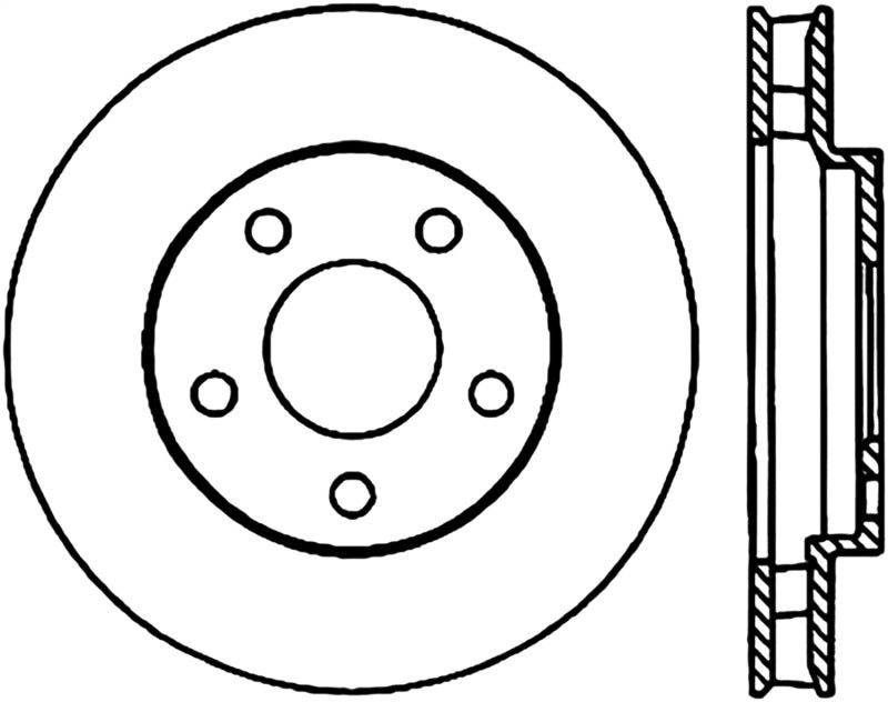 StopTech Drilled Sport Brake Rotor