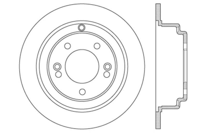 StopTech Drilled Sport Brake Rotor