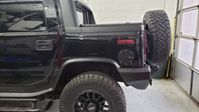 Load image into Gallery viewer, Road Armor 03-09 Hummer H2 Dakar Rear Non-Winch Bumper w/Tire Carrier - Tex Blk