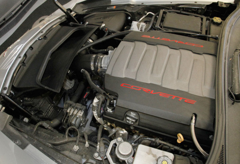 Airaid 14-18 Chevrolet Corvette V8-6.2L F/I Intake System w/ Tube (Oiled / Red Media)
