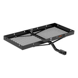 Curt 48in x 20in Tray-Style Cargo Carrier (Fixed 1-1/4in Shank w/2in Adapter)