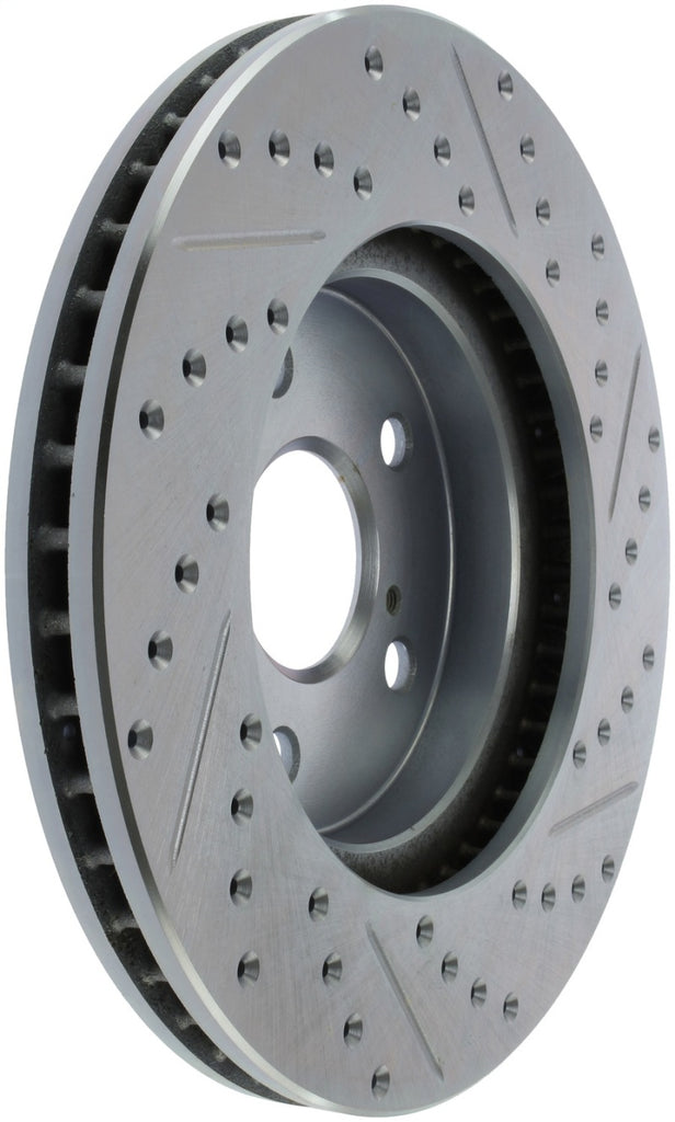 StopTech Select Sport Select Sport 06-15 Lexus IS250 Sport Slotted & Drilled Front Right Rotor