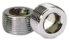 Load image into Gallery viewer, Moroso Chrome Plated Pipe Plugs - 3/4in NPT Thread - 2 Pack