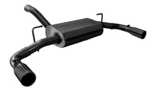 Load image into Gallery viewer, Corsa 2018-2025 Jeep Wrangler JL 2.5in Dual Rear Exit Black Tips Touring Axle-Back Exhaust