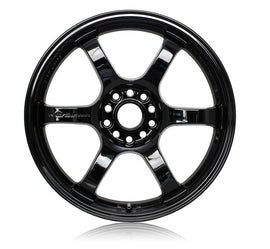 Gram Lights 57DR 18x8.5 +37 5x114.3 Glossy Black Wheel