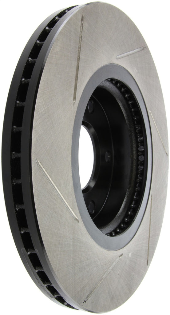 StopTech 11-13 Kia Sorento Slotted Sport Brake Rotor Front Left