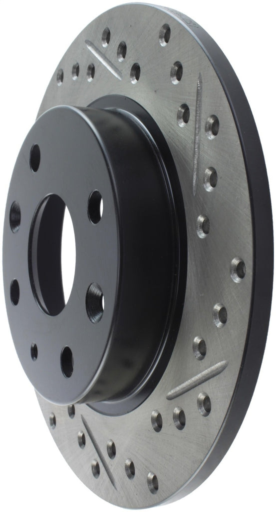 StopTech 89-93 Mazda Miata MX-5 Slotted & Drilled Left Rear Rotors