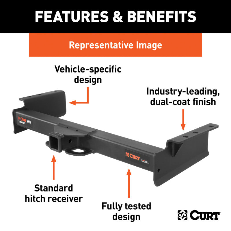 Curt 88-00 Chevy / GMC Full Size Pickup Xtra Duty Class 5 Trailer Hitch w/2in Receiver BOXED