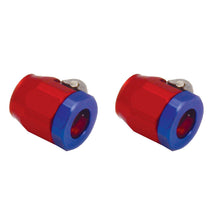 Load image into Gallery viewer, Spectre Magna-Clamp Hose Clamps 5/16in. (2 Pack) - Red/Blue