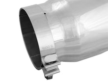 Load image into Gallery viewer, aFe Universal Bolt On Exhaust Tip Polished 5in Inlet x 6in Outlet x 12in Long