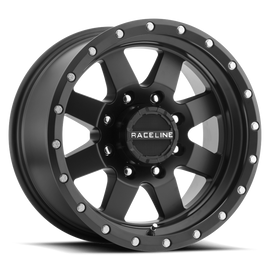 Raceline 935B Defender 14x6in / 5x114.3 BP / 0mm Offset / 3.19mm Bore - Satin Black Wheel