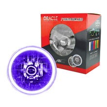 Load image into Gallery viewer, Oracle Pre-Installed Lights 7 IN. Sealed Beam - UV/Purple Halo
