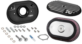 K&N Street Metal Intake System for 02-06 Harley-Davidson Road King F/I 88cl Side Draft Dyna/Softail