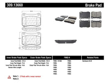 Load image into Gallery viewer, StopTech Performance 08-09 Lexus IS F Rear Brake Pads