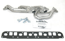 Load image into Gallery viewer, JBA 00-06 Jeep 4.0L 1-1/2in Primary Silver Ctd Cat4Ward Header