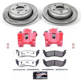 Power Stop 10-11 Ford Ranger Rear Z26 Street Warrior Brake Kit w/Calipers