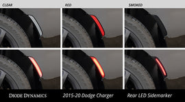 Diode Dynamics 15-21 Dodge Charge LED Sidemarkers - Clear (set)
