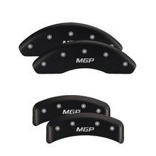 Load image into Gallery viewer, MGP 4 Caliper Covers Engraved Front &amp; Rear MGP Red finish silver ch