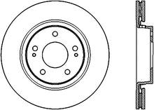 Load image into Gallery viewer, StopTech Power Slot 09-10 Lancer Ralliart Slotted Left Front CRYO Rotor
