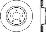 StopTech Power Slot 09-10 Lancer Ralliart Slotted Left Front CRYO Rotor