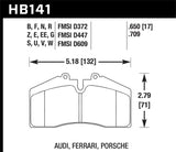 Hawk 94-96 Ferrari 456GT Rear / 91-94 Porsche 911 Rear / 94-98 Porsche 911 Front / 86-91 Porsche 928