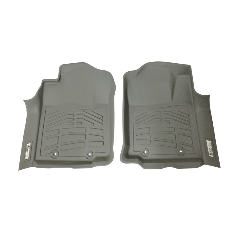 Westin 12-15 Toyota Tacoma Reg/Access/Dbl Cab (double hook) Wade Sure-Fit Floor Liners Front - Gray