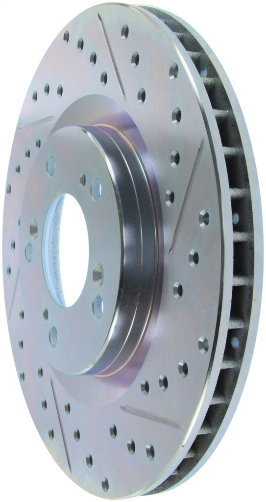 StopTech Select Sport 2000-2009 Honda S2000 Slotted and Drilled Left Front Brake Rotor