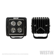 Load image into Gallery viewer, Westin HyperQ LED Auxiliary Lights 3in x 3in cube 20w Flood - Black