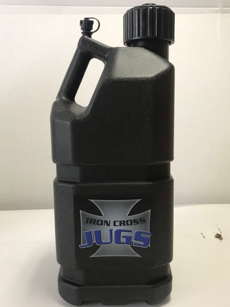 Iron Cross 5 Gallon Utility Jug - Black - GTR Auto