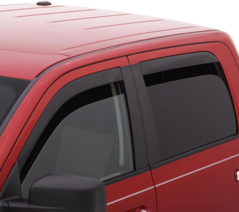 AVS 04-14 Ford F-150 Supercab Ventvisor Low Profile Deflectors 4pc - Smoke