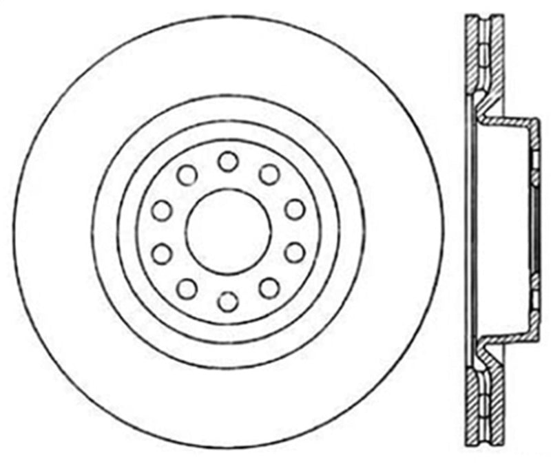 StopTech Drilled Sport Brake Rotor