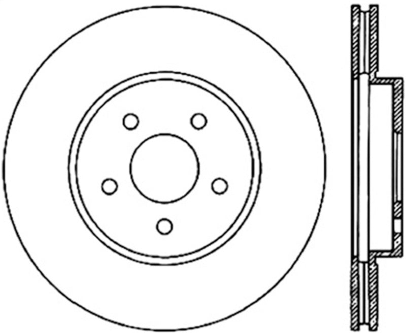 StopTech Drilled Sport Brake Rotor