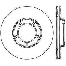 Load image into Gallery viewer, StopTech Power Slot 95-04 Toyota Tacoma 5 Lugs Front Left Slotted CRYO Rotor
