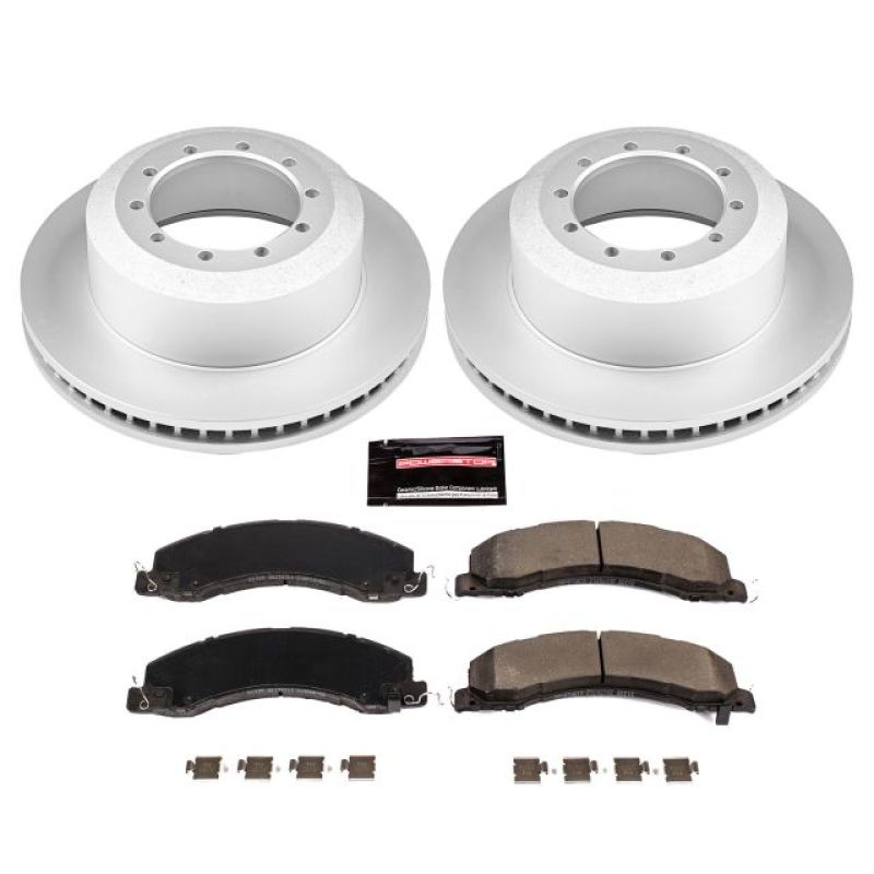 Power Stop 11-12 Ram 5500 Rear Z17 Coated Brake Kit