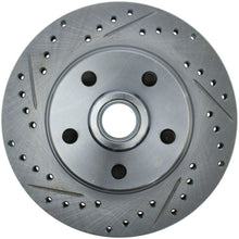 Load image into Gallery viewer, StopTech 68-73 Ford Mustang Select Sport Slotted &amp; Drilled Front Right Rotor