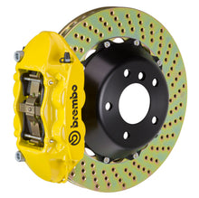 Load image into Gallery viewer, Brembo SS Rear GT BBK 4 Piston Cast 380x28 2pc Rotor Drilled- Yellow