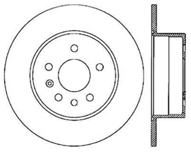 StopTech Drilled Sport Brake Rotor