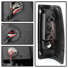 Load image into Gallery viewer, xTune 03-06 Silverado 1500/2500 (Will Not Fit Stepside) LED Tail Lights Black ALT-ON-CS03-LED-BK