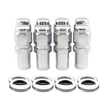 Load image into Gallery viewer, McGard Hex Lug Nut (Long Shank - 1in. / Duplex) - 9/16-18 / 7/8 Hex / 2.425in. L (8-Pack) - Chrome