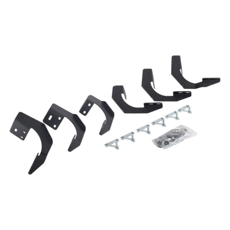 Go Rhino 05-22 Toyota Tacoma DC 4DR Mounting Brackets (V-Series V3/RB10 Slim/RB20 Slim) - Tex. Blk - GTR Auto