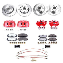 Load image into Gallery viewer, Power Stop 2018 Jeep Wrangler Front &amp; Rear Big Brake Conversion Kit