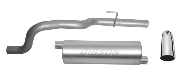 Gibson 02-04 Jeep Grand Cherokee Laredo 4.0L 2.5in Cat-Back Single Exhaust - Stainless