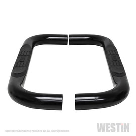 Westin 19-20 Chevy/GMC Silverado/Sierra 1500 Regular Cab E-Series 3 Nerf Step Bars - Black - GTR Auto