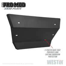 Load image into Gallery viewer, Westin 19-21 Chevrolet Silverado 1500 Outlaw/Pro-Mod Skid Plate - Tex. Blk