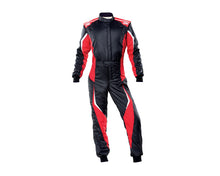 Load image into Gallery viewer, OMP Tecnica Evo Overall My21 Black/Red - Size 48 (Fia 8856-2018)