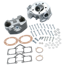 Load image into Gallery viewer, S&amp;S Cycle 79-84 BT Super Stock 3-5/8in Bore Band Style Single Plug Cylinder Head Kit - Natural