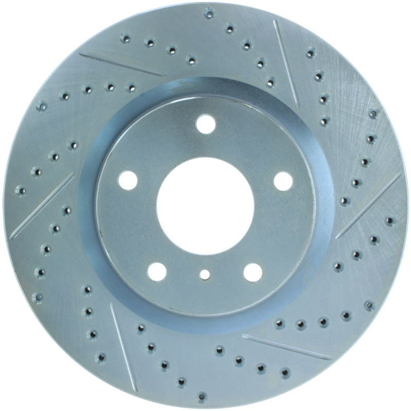 StopTech Select Sport Nissan Slotted and Drilled Left Front Rotor