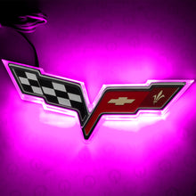 Load image into Gallery viewer, Oracle Chevrolet Corvette C6 Illuminated Emblem - Pink SEE WARRANTY