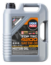 Load image into Gallery viewer, LIQUI MOLY 5L Top Tec 4200 Motor Oil 5W30 - Single