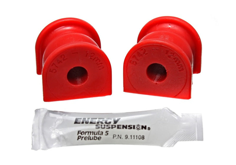 Energy Suspension 01-05 Honda Civic/CRX Red 12mm Rear Sway Bar Bushings - GTR Auto